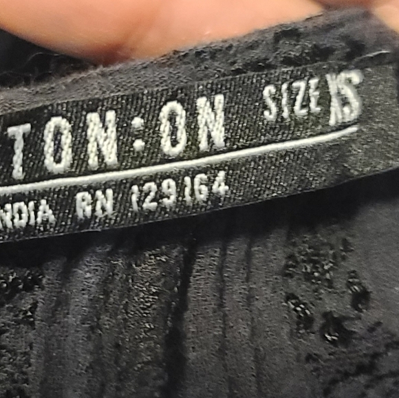 Cotton On Black Eyelet Romper XS - Picture 5 of 5